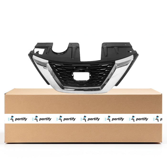 2018-2020 Nissan Rogue S/SL Hybrid/SV/SV Hybrid CAPA Certified Grille Assembly - NI1200295C-Partify-Painted-Replacement-Body-Parts