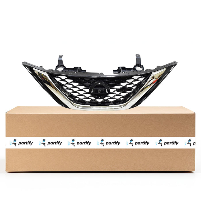 2017-2019 Nissan Sentra Nismo CAPA Certified Grille Assembly - NI1200300C-Partify-Painted-Replacement-Body-Parts