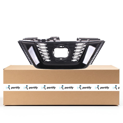 2018-2019 Nissan Rogue SV CAPA Certified Grille Usa Built W/O Premium Pkg W/Midnight Special Edition Assembly - NI1200308C-Partify-Painted-Replacement-Body-Parts