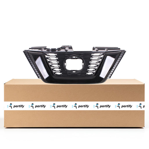 2018 Nissan Rogue SV CAPA Certified Grille Usa Built W/Premium Pkg W/Midnight Special Edition Assembly - NI1200309C-Partify-Painted-Replacement-Body-Parts