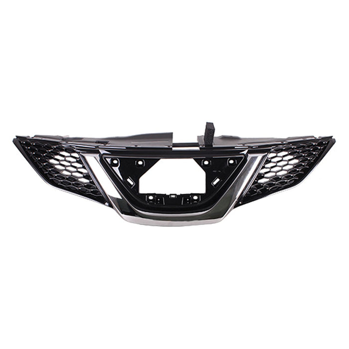 2018-2019 Nissan Qashqai/Rogue Sport Grille W/O Intelligent Cruise Control Assembly - NI1200312-Partify-Painted-Replacement-Body-Parts