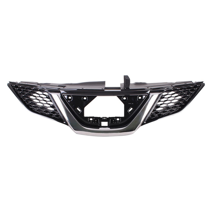 2018-2019 Nissan Qashqai/Rogue Sport Grille W/Intelligent Cruise Control Assembly - NI1200313-Partify-Painted-Replacement-Body-Parts