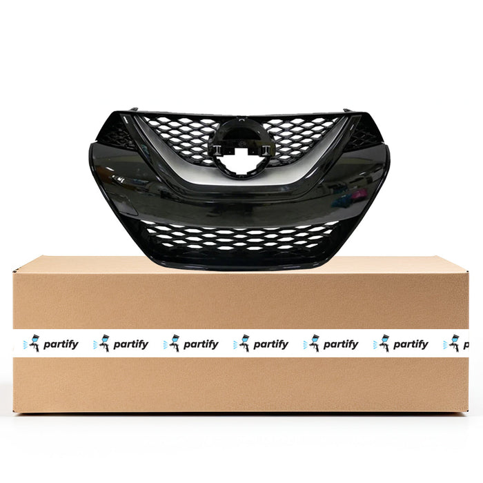 2018 Nissan Maxima SR CAPA Certified Grille W/Midnight Special Edition Pkg Assembly - NI1200314C-Partify-Painted-Replacement-Body-Parts
