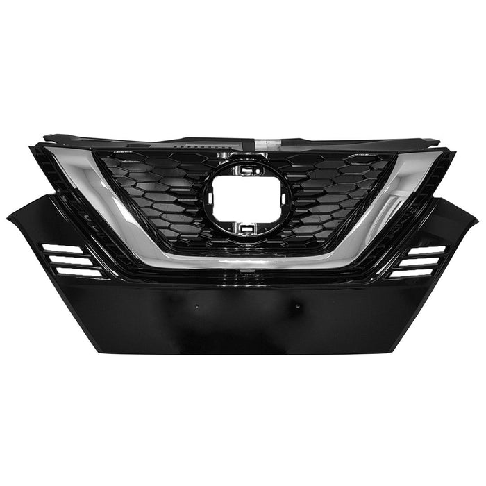 2020-2022 Nissan Qashqai/Rogue Sport Grille W/O Front View Camera W/O Emblem Assembly - NI1200320-Partify-Painted-Replacement-Body-Parts