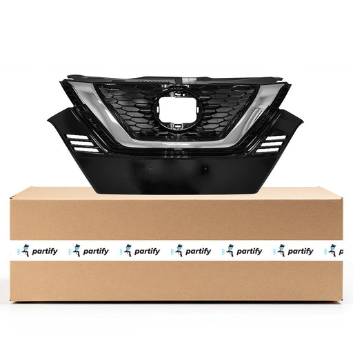 2020-2022 Nissan Qashqai/Rogue Sport CAPA Certified Grille W/O Front View Camera W/O Emblem Assembly - NI1200320C-Partify-Painted-Replacement-Body-Parts