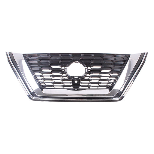 2021-2023 Nissan Rogue S Grille Usa Built W/O Around View Monitor Assembly - NI1200322-Partify-Painted-Replacement-Body-Parts