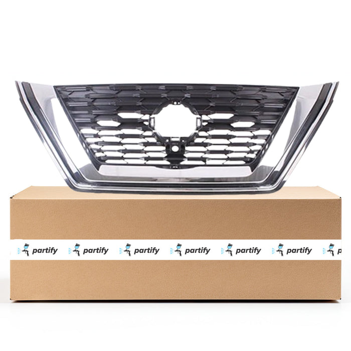 2021-2023 Nissan Rogue S CAPA Certified Grille Usa Built W/O Around View Monitor Assembly - NI1200322C-Partify-Painted-Replacement-Body-Parts