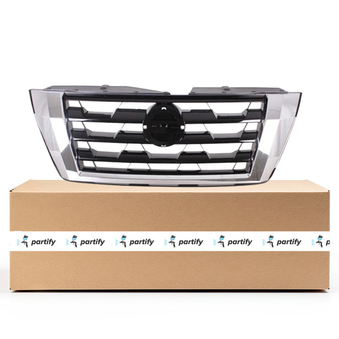2021-2023 Nissan Armada S/SV CAPA Certified Grille Assembly - NI1200326C-Partify-Painted-Replacement-Body-Parts