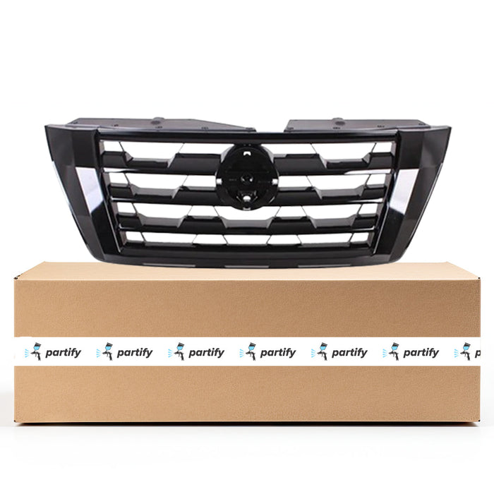 2021-2023 Nissan Armada Midnight Edition/SL CAPA Certified Grille Assembly - NI1200328C-Partify-Painted-Replacement-Body-Parts