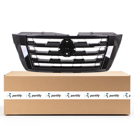 2021-2023 Nissan Armada Midnight Edition/SL CAPA Certified Grille Assembly - NI1200328C-Partify-Painted-Replacement-Body-Parts