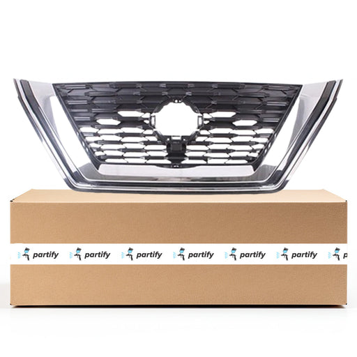 2021-2023 Nissan Rogue Platinum/SL/SV CAPA Certified Grille Japan Built Assembly - NI1200330C-Partify-Painted-Replacement-Body-Parts