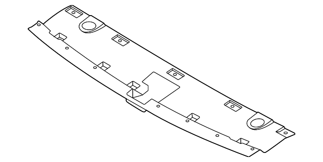 Nissan Armada Panel Molding Upper Rad Cover - NI1224124