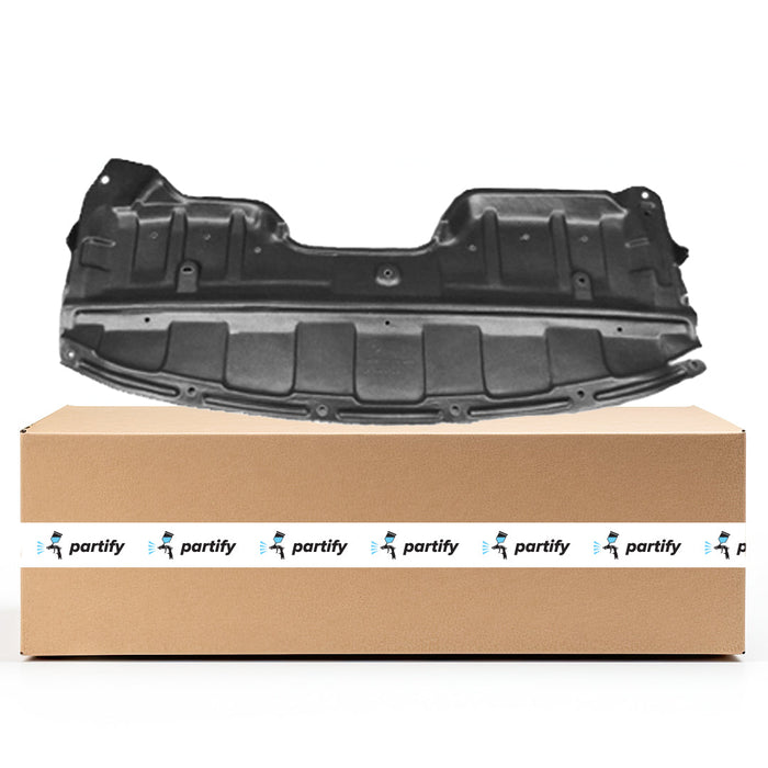 2008-2015 Nissan Rogue/Rogue Select CAPA Certified Lower Undercar Shield - NI1228125C-Partify-Painted-Replacement-Body-Parts