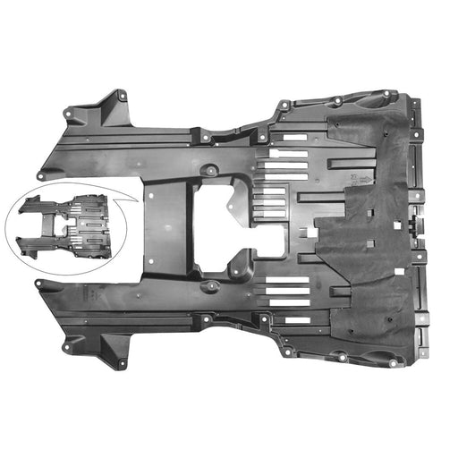 2020-2023 Nissan Sentra CAPA Certified Rear Lower Undercar Shield - NI1228176C-Partify-Painted-Replacement-Body-Parts