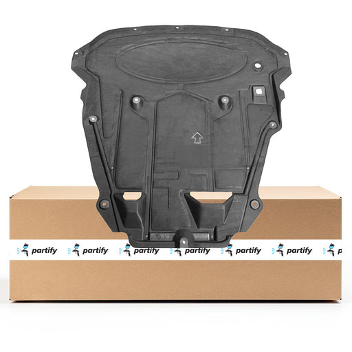 2013-2024 Nissan LEAF CAPA Certified Front Lower Undercar Shield - NI1228191C-Partify-Painted-Replacement-Body-Parts