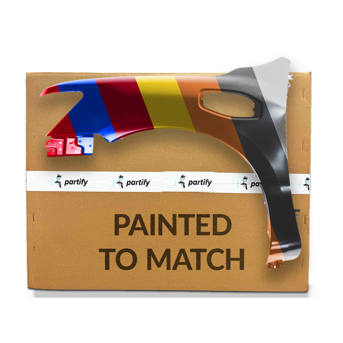 2016-2021 Nissan Titan XD Driver Side Fender Without Wheel Molding - NI1240225-Partify-Painted-Replacement-Body-Parts