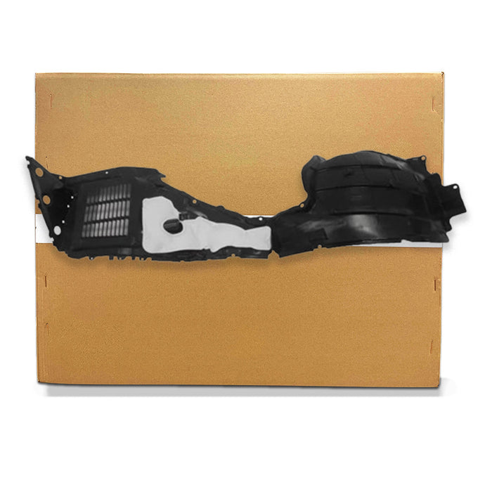 2013-2014 INFINITI JX35/QX60/Nissan Pathfinder CAPA Certified Driver Side Fender Liner Mat: Pet/Vacuum Form - NI1248137C-Partify-Painted-Replacement-Body-Parts