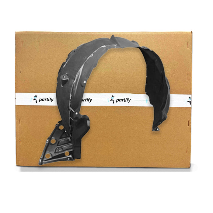2013-2014 INFINITI JX35/QX60/Nissan Pathfinder CAPA Certified Passenger Side Fender Liner Mat: Pet/Vacuum Form - NI1249137C-Partify-Painted-Replacement-Body-Parts