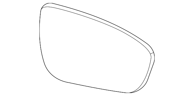 Nissan Pathfinder Door Mirror Glass Non-Heated - NI1325161