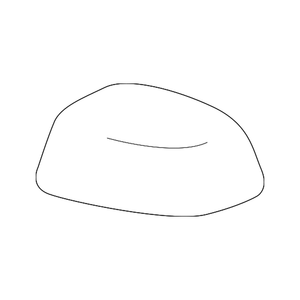 Passenger Side Door Mirror Cover image