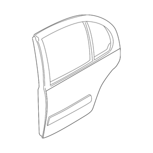 Rear Driver Side Door Shell image