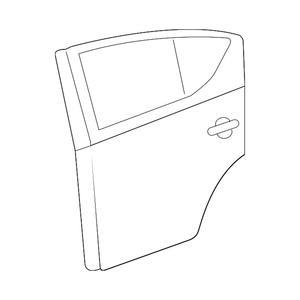 Rear Passenger Side Door Shell image