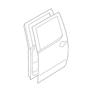 Coque de porte arrière côté passager image