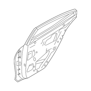 Coque de porte arrière côté passager image