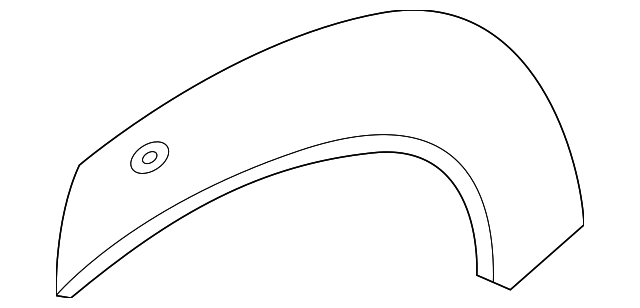 Nissan ARIYA Wheel Arch Molding On Quarter Panel - NI1790116