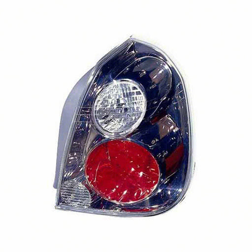 Nissan Altima Tail Light Set W/Clear Turn Signal Lens W/Gunmetal Carbon Fiber Finish - NI2811123