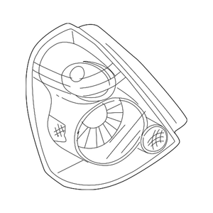 Passenger Side Tail Light Housing image
