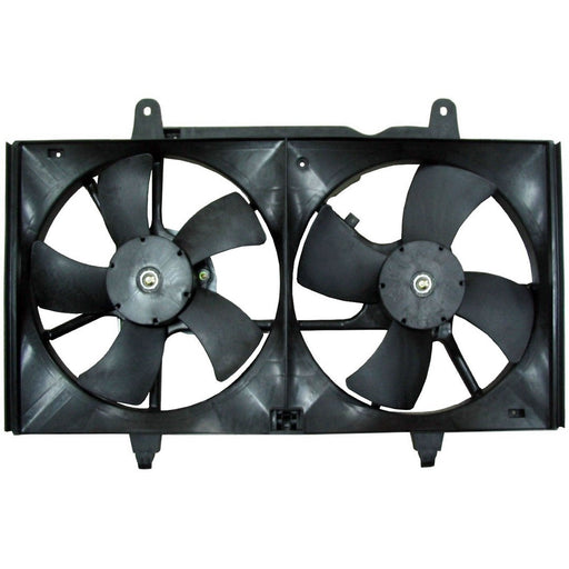 2002-2006 Nissan Altima Engine Cooling Fan Assembly Includes Both Fan Assemblies 2.5L L4 - NI3115116-Partify-Painted-Replacement-Body-Parts