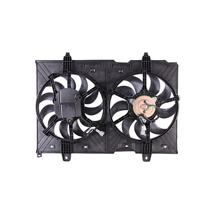 2010-2015 Nissan Rogue/Rogue Select Krom Engine Cooling Fan Assembly - NI3115137-Partify-Painted-Replacement-Body-Parts