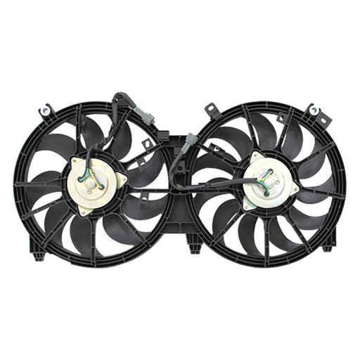 2009-2014 Nissan Maxima Engine Cooling Fan Assembly Dual Fan Assy To 4-11 3.5L V6 - NI3115139-Partify-Painted-Replacement-Body-Parts