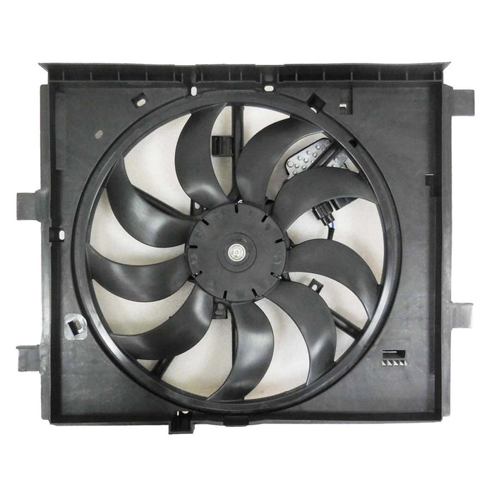 2015-2017 Nissan Juke Nismo/Nismo RS/S/SL/SV Engine Cooling Fan Assembly Motor/Blade/Shroud/Control Module Assembly - NI3115158-Partify-Painted-Replacement-Body-Parts