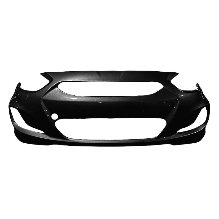 2012-2013 Hyundai Accent Hatchback/Sedan Front Bumper - HY1000188-Partify-Painted-Replacement-Body-Parts