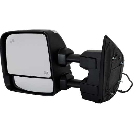 2016-2017 Nissan TITAN XD SL Driver Side Door Mirror Towing Mirror W/Cover Chrome Assembly - NI1320309-Partify-Painted-Replacement-Body-Parts