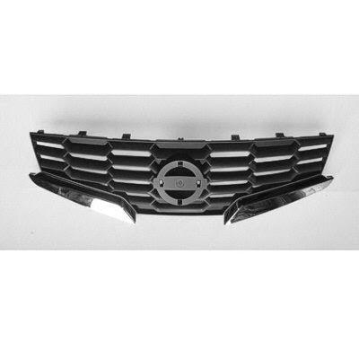 2008 Nissan Altima Coupe Grille Chrome Black - NI1200225-Partify-Painted-Replacement-Body-Parts