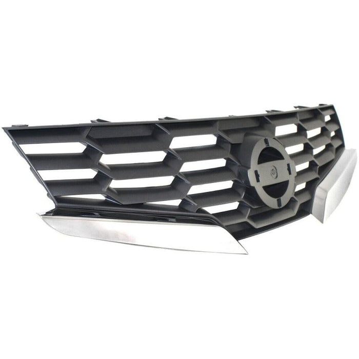 2008 Nissan Altima Coupe Grille Chrome Black - NI1200225-Partify-Painted-Replacement-Body-Parts