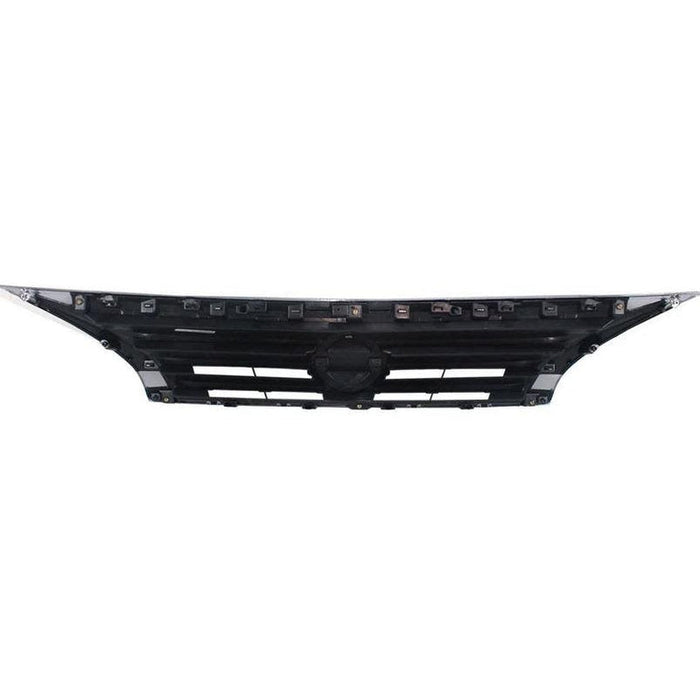 2013-2015 Nissan Altima Grille Black With Chrome Frame - NI1200250-Partify-Painted-Replacement-Body-Parts