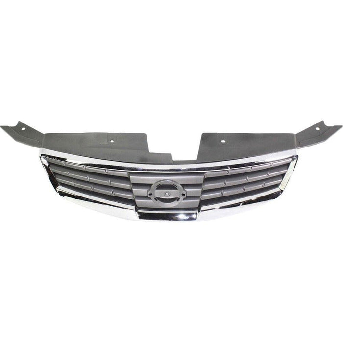 2007-2008 Nissan Maxima Grille Black With Chrome Frame - NI1200227-Partify-Painted-Replacement-Body-Parts