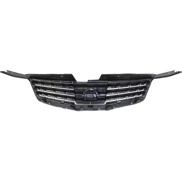 2007-2008 Nissan Maxima Grille Black With Chrome Frame - NI1200227-Partify-Painted-Replacement-Body-Parts