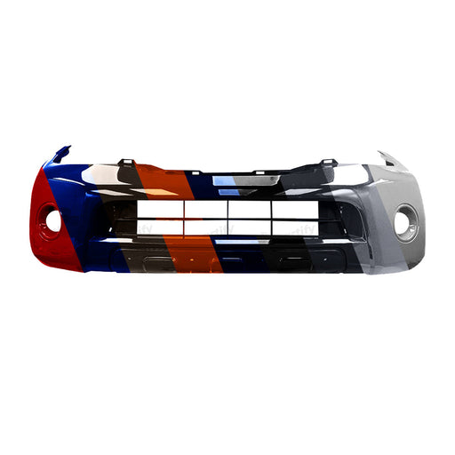 2008-2012 Nissan Pathfinder Front Bumper With Spoiler Holes - NI1000259-Partify-Painted-Replacement-Body-Parts