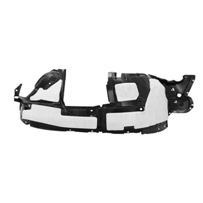 2017-2020 Nissan Rogue Front CAPA Certified Passenger Side Fender Liner With Insulation Foam Non Japan Built - NI1249158C-Partify-Painted-Replacement-Body-Parts