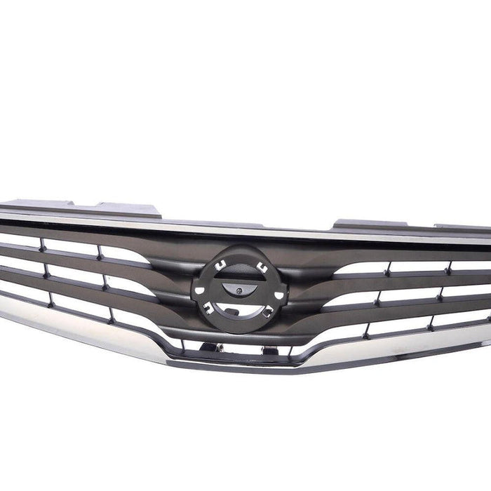 2010-2012 Nissan Sentra Grille Chrome Black 2.0L - NI1200237-Partify-Painted-Replacement-Body-Parts