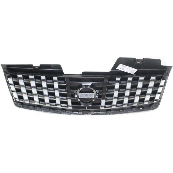 2007-2009 Nissan Sentra Grille Chrome Black - NI1200222-Partify-Painted-Replacement-Body-Parts