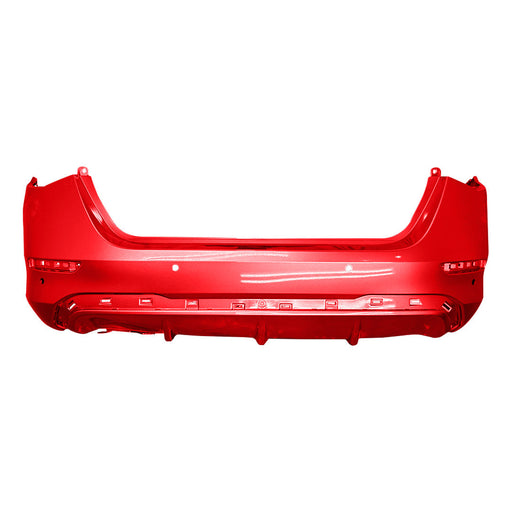 2020-2021 Nissan Sentra S/SV Rear Bumper With Sensor Holes - NI1100338-Partify-Painted-Replacement-Body-Parts