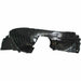 2007-2012 Nissan Versa Driver Side Fender Liner Non 2012 Sedan - NI1248114-Partify-Painted-Replacement-Body-Parts