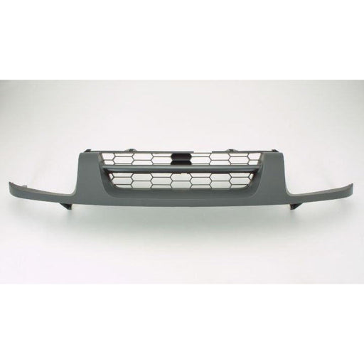 2002-2004 Nissan Xterra Grille SE Model With Gray Moulding Matte Black - NI1200198-Partify-Painted-Replacement-Body-Parts