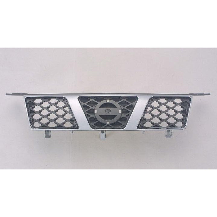 2005-2006 Nissan Xtrail Grille Chrome Black - NI1200238-Partify-Painted-Replacement-Body-Parts